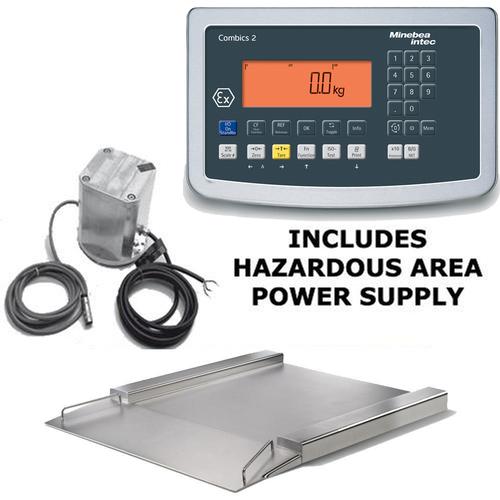 Minebea Combics Ex Hazardous Area Explosion Proof Flatbed Scale, 23.6 x 23.6, 660 x 0.02 