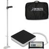 Detecto DR-400C Visiting Nurse Scale  400 lb x 0.5 lb with Portable Height Rod and Case for Both