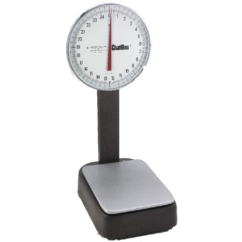 Chatillon Bp15 050 T Mechanical Bench Scale 15 In Dial 50 Lb X 2