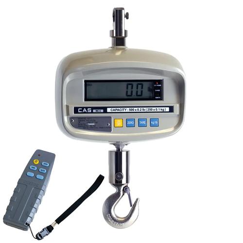 CAS NC-1-250 Digital Legal For Trade Crane Scale, 250 lb x 0.1 lb