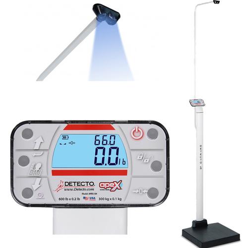 Detecto APEX-SH Physician Scale With Sonar Height Rod 600 x 0.2 lb