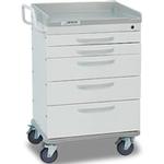 Detecto WC33669WHT WHISPER General Purpose Utility Cart 5 Drawers Detecto WC33669WHT WHISPE