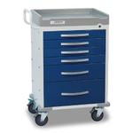 Detecto RC33669BLU Rescue Anesthesiology Carts 5 Drawers (Blue) Detecto RC33669BLU Rescue