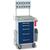 Detecto RC33669BLU-L Rescue Anesthesiology Carts 5 Drawers (Blue)