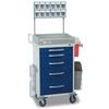 Detecto RC33669BLU-L Rescue Anesthesiology Carts 5 Drawers (Blue)