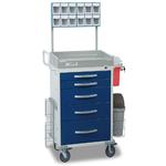 Detecto RC33669BLU-L Rescue Anesthesiology Carts 5 Drawers (Blue) Detecto RC33669BLU-L Resc