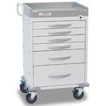 Detecto RC333369WHT Rescue General Purpose Utility Carts 6 Drawers (White) Detecto RC333369WHT Rescu