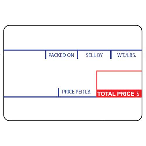 Detecto 12 rolls of Die-Cut 6600-3001 UPC Labels for DL1030/DL1030P/DL1060/DL1060P Printing Scale