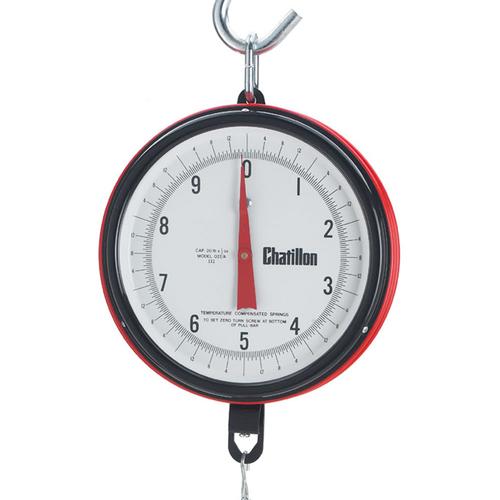 Chatillon 0720-T Century Series Hanging Scale, 20 lbs x 1/2 oz, Head Only