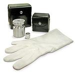 Rice Lake, 13239WITHCR with Accredited Cert Class 3 ASTM Avoirdupois Cylinder Wts Set, 5 lb
