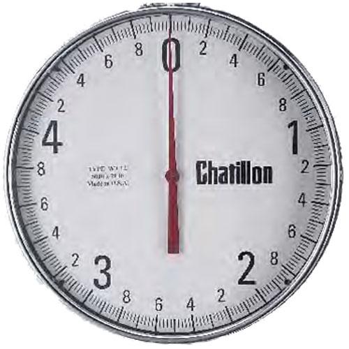 Chatillon WT12-500 Dynamometer, 500 lb x 2 lb