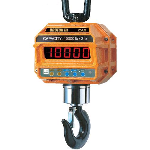 CAS 5-THD Caston III Digital Crane Scale, 10000 lbs x 2 lb