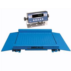 Utility Drum Scale allows easy access for pallets, jacks, dollies, carts and drums rolled on ends - perfect for livestock, shipping and heavy duty industrial weighing.