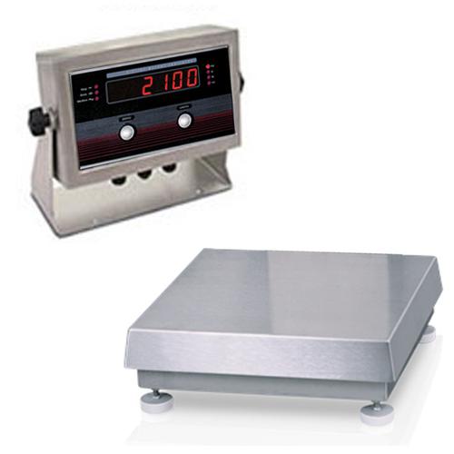 Rice Lake IQ plus® 2100SL 65170 Legal for Trade 10 x 10 inch Bench Scale with Tilt Stand 20 lb x 0.005 lb