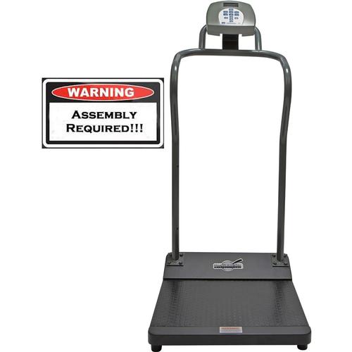 Health-O-Meter 3001KL-AMUA Antimicrobial Digital Platform Scale  1000 x 0.2 lb - Unassembled