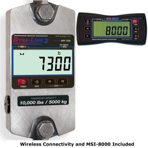 MSI 159168 MSI-7300 Dyna-Link 2  Dynamometer with Wireless Connectivity and MSI-8000 120,000 x 50 lb