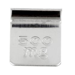 Troemner 61052ST (30391030) Flat with one end turned up for easy handling Metric Class 7 with Traceable Cert - 500 mg