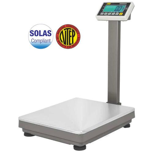 UWE UFM-L600 (3-UFM-S600-112)  Stainless Steel 19.7 x 23.6 inch Legal for Trade Bench Scale 1200 x 0.2 lb