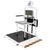Health O Meter 2500CKL Digital Wheelchair Scale with Fold Away Seat 1000 lb x 0.2 lb