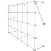 Ohaus CLR-FRAMEAX Aluminum Lab Frame Kit - 48 in x 12 in x 72 in (1,219 mm x 305 mm x 1,829 mm)
