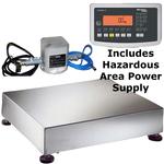 Minebea Combics 2 Stainless Steel Explosion Proof Scale with Hazardous Area Power 7.1 in x 7.1 in - 6.8 lb x 0.00002 lb