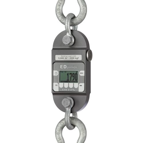 Dillon EDjr-iT(2.5K) 36190-0038 Dynamometer, w/2 shackles ,2500 x 2 lb