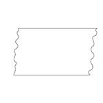 Ishida 47341 Continuous Report/Receipt Paper, Non-Adhesive, Small Core 1 Roll