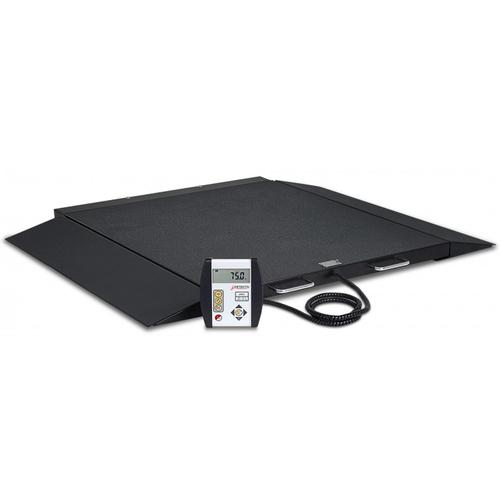 Detecto 6400 Portable Wheelchair Scale 32 in x 36 in - 1000 lb x 0.2 lb