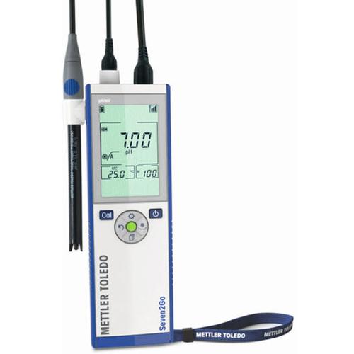 Mettler Toledo® S2-Standard Seven2Go pH/mV Portable Meter with InLab Expert Go-ISM Sensor Mettler Toledo® S2-Standard Seven2Go pH/mV Portable Meter with InLab Expert Go-ISM Sensor