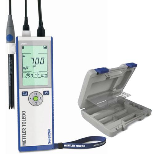 Mettler Toledo® S2-Field Seven2Go pH/mV Portable Meter with InLab Expert Go-ISM Sensor and Case Mettler Toledo® S2-Field Seven2Go pH/mV Portable Meter with InLab Expert Go-ISM Sensor and Case