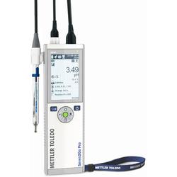 Mettler Toledo® S8-Biotech Seven2Go Pro pH/mV/Ion/oC  Portable Meter with InLab Routine Pro-ISM Sensor