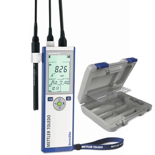 Mettler Toledo® S4 Seven2Go S4-Basic Dissolved Oxygen portable meter kit with InLab 605-ISM IP67 and uGo carrying case 0.01 to 99.99 mg/L (ppm)