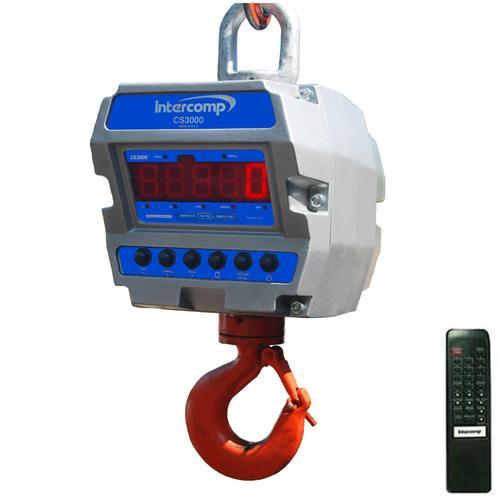 Intercomp CS3000 184759-RFX Legal for Trade Crane Scale with LED Display 5000 x 1 lb