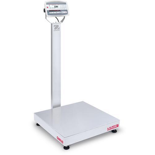 Ohaus D52XW250RTV3  Defender 5000 Stainless Steel 23.6 x 31.5 in Bench Scale 500 x 0.02 lb and Legal for Trade 500 x 0.1 lb