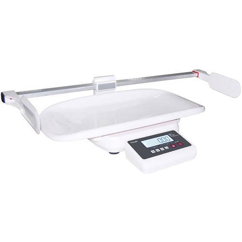 LW Measurements T-Scale M101 Infant Scale w/ Height Measuring Tool - 44lb x 0.002lb