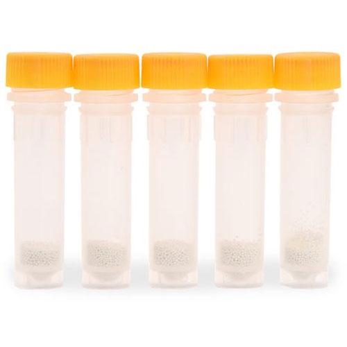 Ohaus 30391404 Yellow, Yeast, 2 mL skirted tube, DNase/RNase free, 400 ìm Zirconium Beads, 100/box