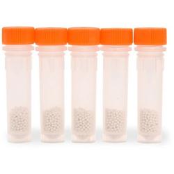 Ohaus 30391406 Orange, Soft Sample, 2 mL skirted tube, DNase/RNase free, 1.4 mm Zirconium Beads, 100/box