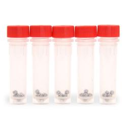 Ohaus 30391409 Red, Animal Tissue, 2 mL skirted tube, DNase/RNase free, 3 mm Stainless Steel Grinding Balls, 100/box