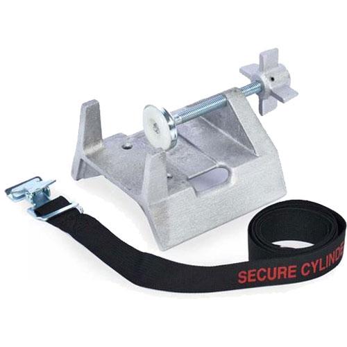 Ohaus CLR-711M Cast Aluminum 711M Bench Gas Cylinder Support with Secure Cylinder Strap Ohaus CLR-711M Cast Aluminum 711M Bench Gas Cylinder Support with Secure Cylinder Strap