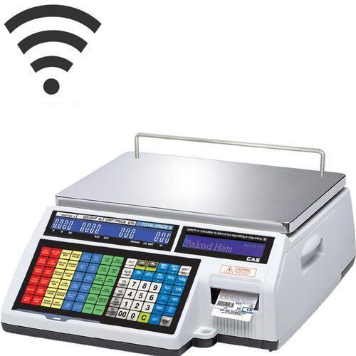 CAS CL5500B-30(W) Wireless Bench Legal for Trade Label Printing Scale 15 x 0.005 lbs and 30 x 0.01 lbs