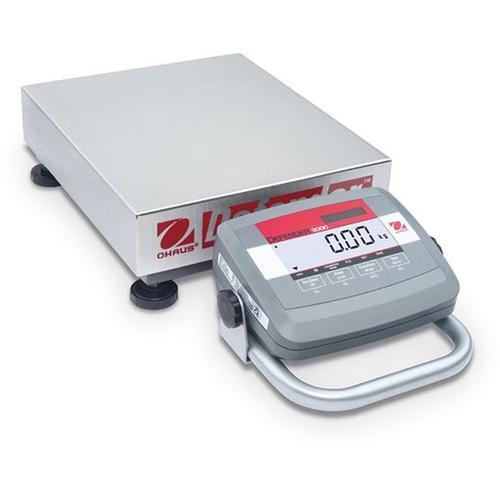 Ohaus D31P60BR5 Defender 3000  Economical 12 x 14 Low Profile Bench Scale 132 x 0.02 lb and Legal for Trade 132 x 0.05 lb