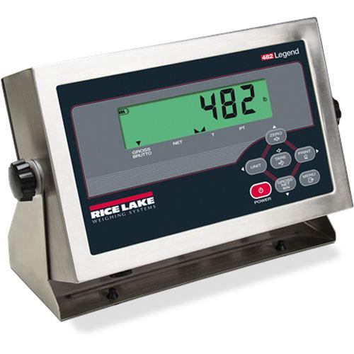 Rice Lake 482 164582 LCD Legend Series Digital Weight Indicator with Rechargeable Battery