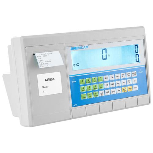 Adam Equipment AE-504 Indicator with Built-in Printer and 1000 PLUs