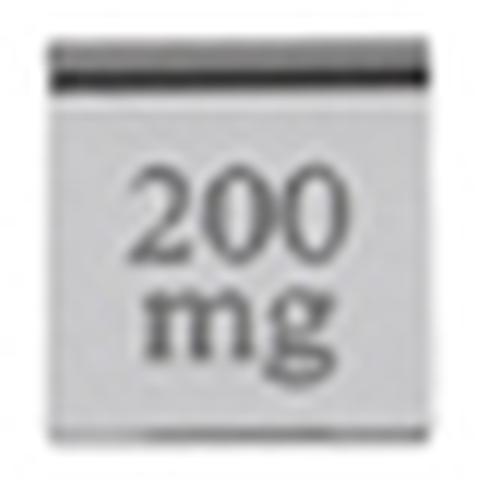 Ohaus 80850290 ASTM Class 4  Calibration Weight, 200 mg with Certificate (53022-00/C)