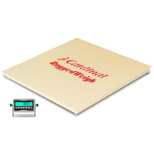 Detecto FH-533F-185 Floor Hugger Heavy-Duty 3 x 3 Floor Scales 5000 x 1 lb