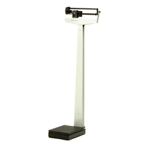 HealthOMeter 400KLWH Balance Beam Scale with Fixed Poise Bar and Wheels - 390 x 1/4 lb 