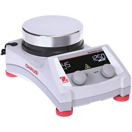 Ohaus e-G51HSRDM Guardian 5000 120v Hotplate Stirrer  -  (60 rpm – 1,600 rpm / Ambient + 5 °C – 380 °C)