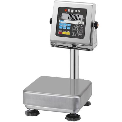 AND Weighing HW-10KCWP Waterproof Platform Scale - 20lb x 0.002lb