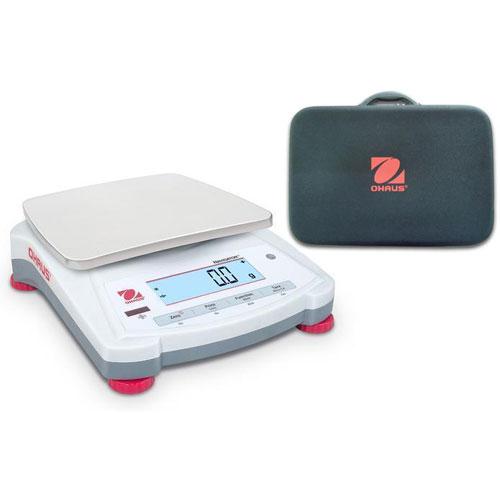 Ohaus Navigator with Touchless Sensors Portable Balance 1200 x 0.1 g with Carrying Case