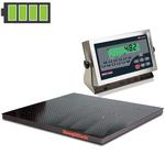 Rice Lake 168165 Roughdeck Floor Scale 4 x 4 Legal for Trade with 482 Plus Indicator with internal battery - 5000 x 1 lb